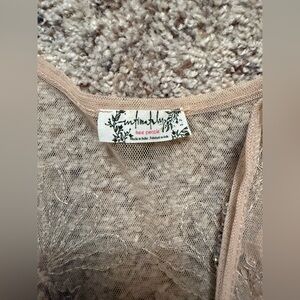Women's Tan Lace Bralette